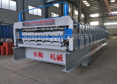 중국 0.3 - 0.8mm 간격 강철 플레이트를 위한 기계를 형성하는 고용량 금속 지붕 협력 업체