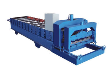 중국 380V 60HZ 828mm 파형 도와를 만드는 기계를 형성하는 파랑에 의하여 윤이 나는 도와 목록 협력 업체