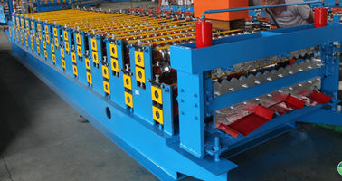 중국 5 톤 적재 능력을 가진 3kw에 의하여 착색되는 강철 물결 모양 형성 기계 협력 업체